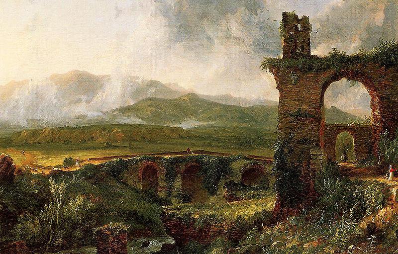 Thomas Cole A view near Tivoli oil painting image